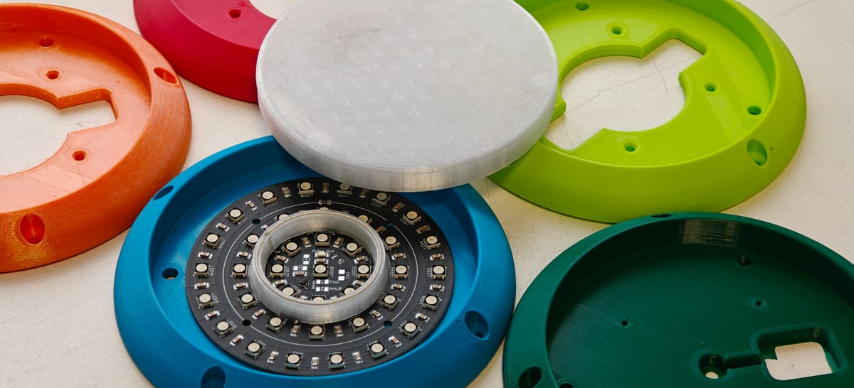 3D-printed sensor disc housings